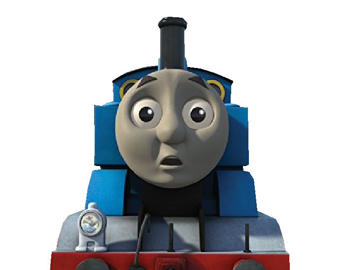 High Quality Surprised Thomas Blank Meme Template