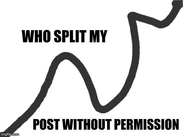 WHO SPLIT MY; POST WITHOUT PERMISSION | made w/ Imgflip meme maker