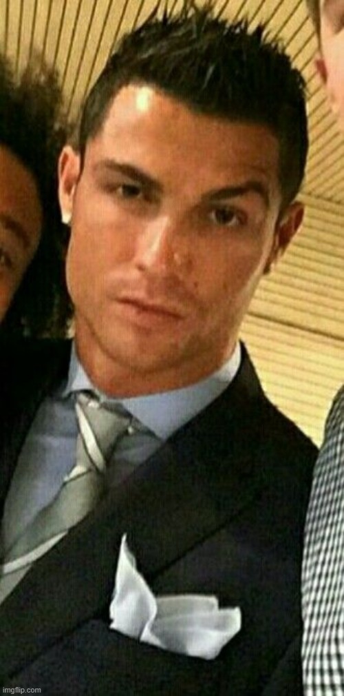 ronaldo eyebrow raise | image tagged in ronaldo eyebrow raise | made w/ Imgflip meme maker