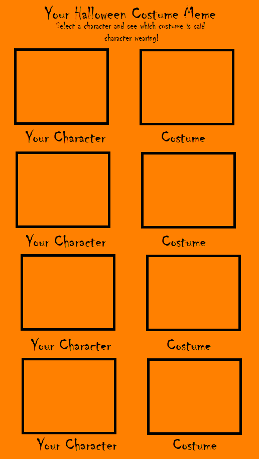 Halloween Costume Meme Blank Template Imgflip