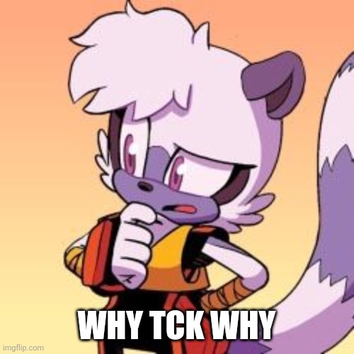 Tangle The Lemur | WHY TCK WHY | image tagged in tangle the lemur | made w/ Imgflip meme maker