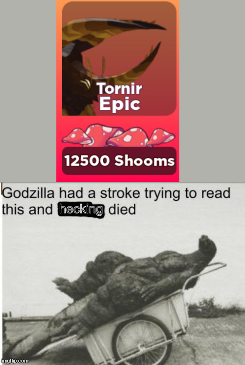 Godzilla had a stroke (Clean Text) | image tagged in godzilla had a stroke clean text | made w/ Imgflip meme maker