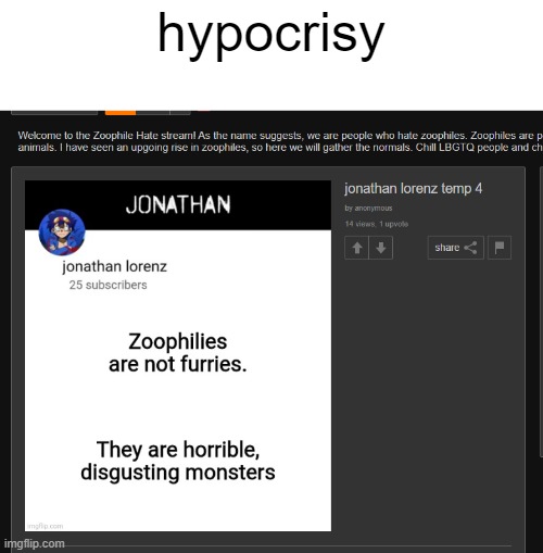 hypocrisy | made w/ Imgflip meme maker