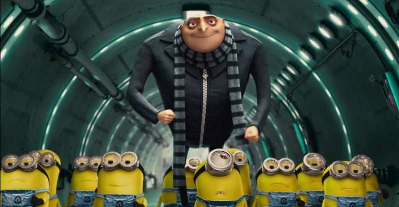 High Quality Gru and his minions Blank Meme Template