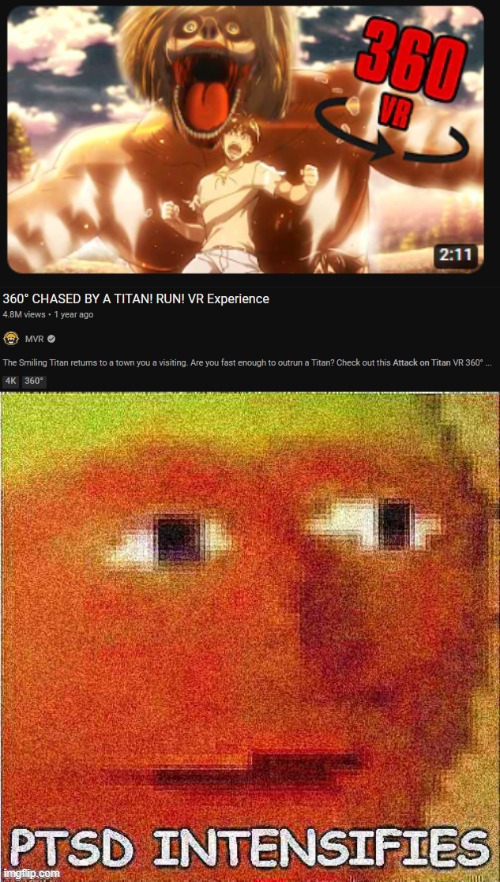 Took the Pics On Pc BTW | image tagged in attack on titan,aot,snk,ptsd,youtube | made w/ Imgflip meme maker
