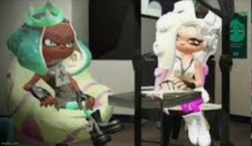 Off the hook? This is On the Chain. | image tagged in memes,cursed image,splatoon | made w/ Imgflip meme maker