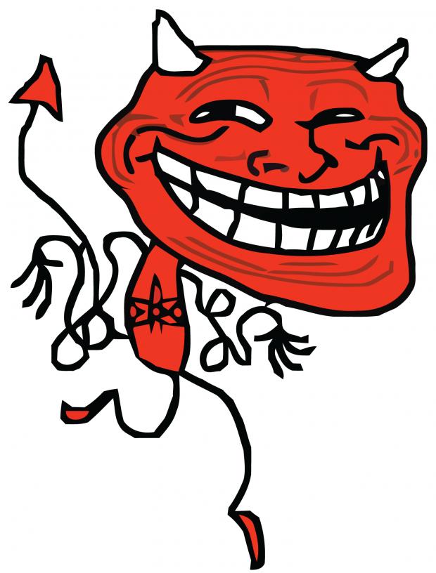 Devil troll face by Askganing on DeviantArt