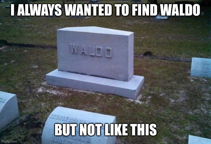 Nooo waldo | I ALWAYS WANTED TO FIND WALDO; BUT NOT LIKE THIS | image tagged in waldo | made w/ Imgflip meme maker