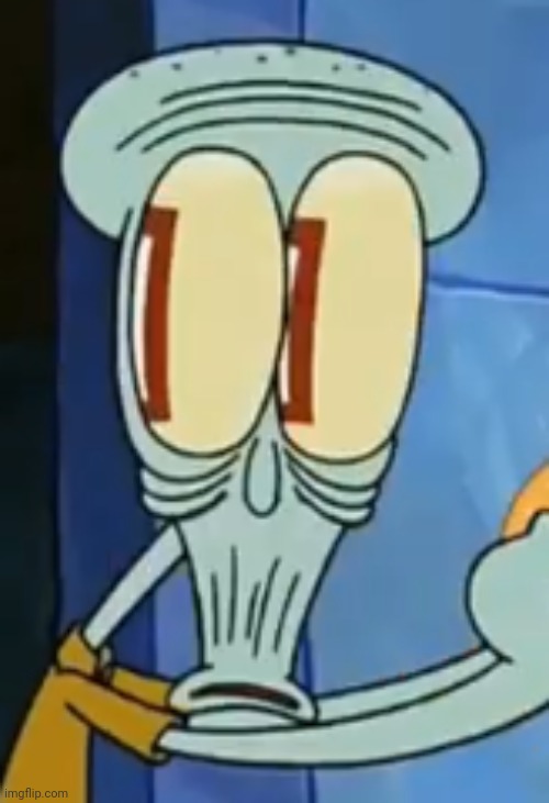 Shocked Squidward | image tagged in shocked squidward | made w/ Imgflip meme maker