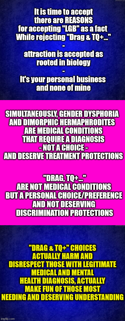 Truth is Not Bundled but Stands Alone | image tagged in transgender,liberal logic,self diagnosis | made w/ Imgflip meme maker
