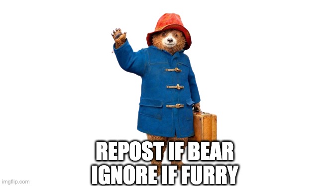 I don't know | REPOST IF BEAR
IGNORE IF FURRY | made w/ Imgflip meme maker