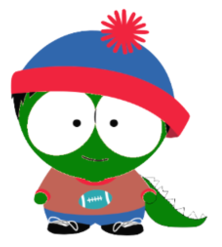 High Quality Little Stan Marsh as Little Godzilla Blank Meme Template