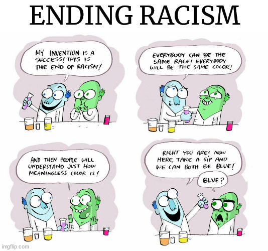 ENDING RACISM | made w/ Imgflip meme maker