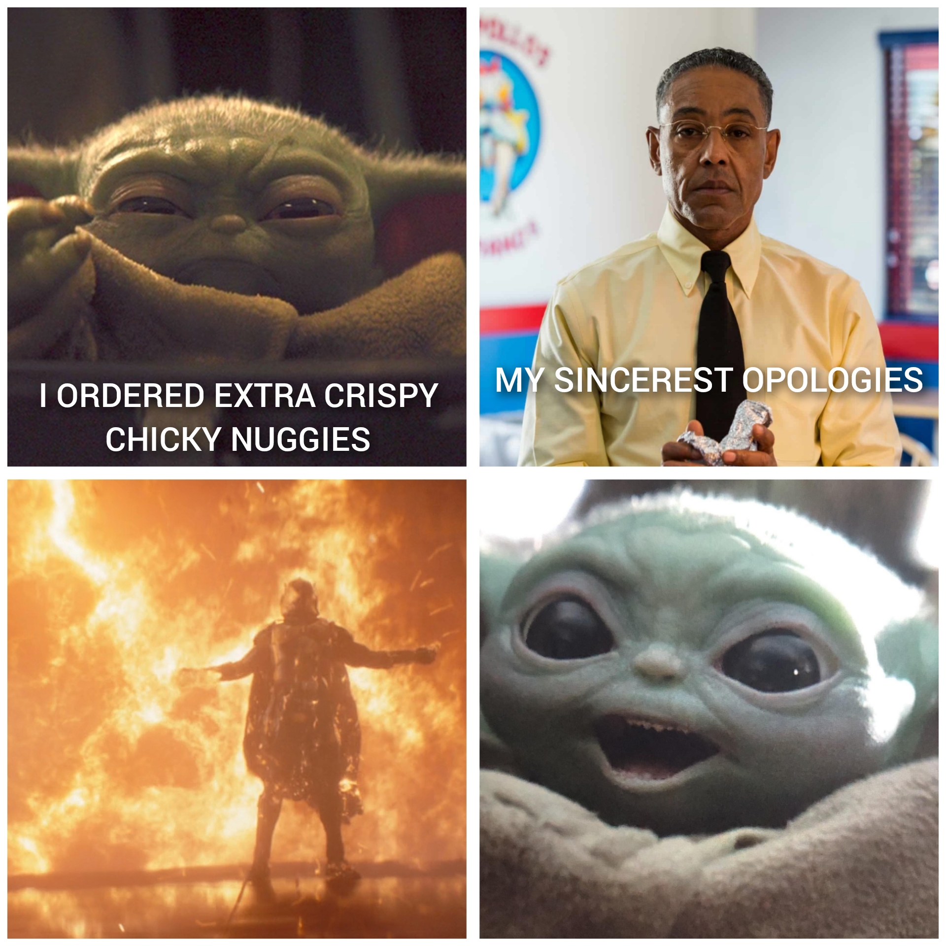 Crispy nuggies Blank Meme Template
