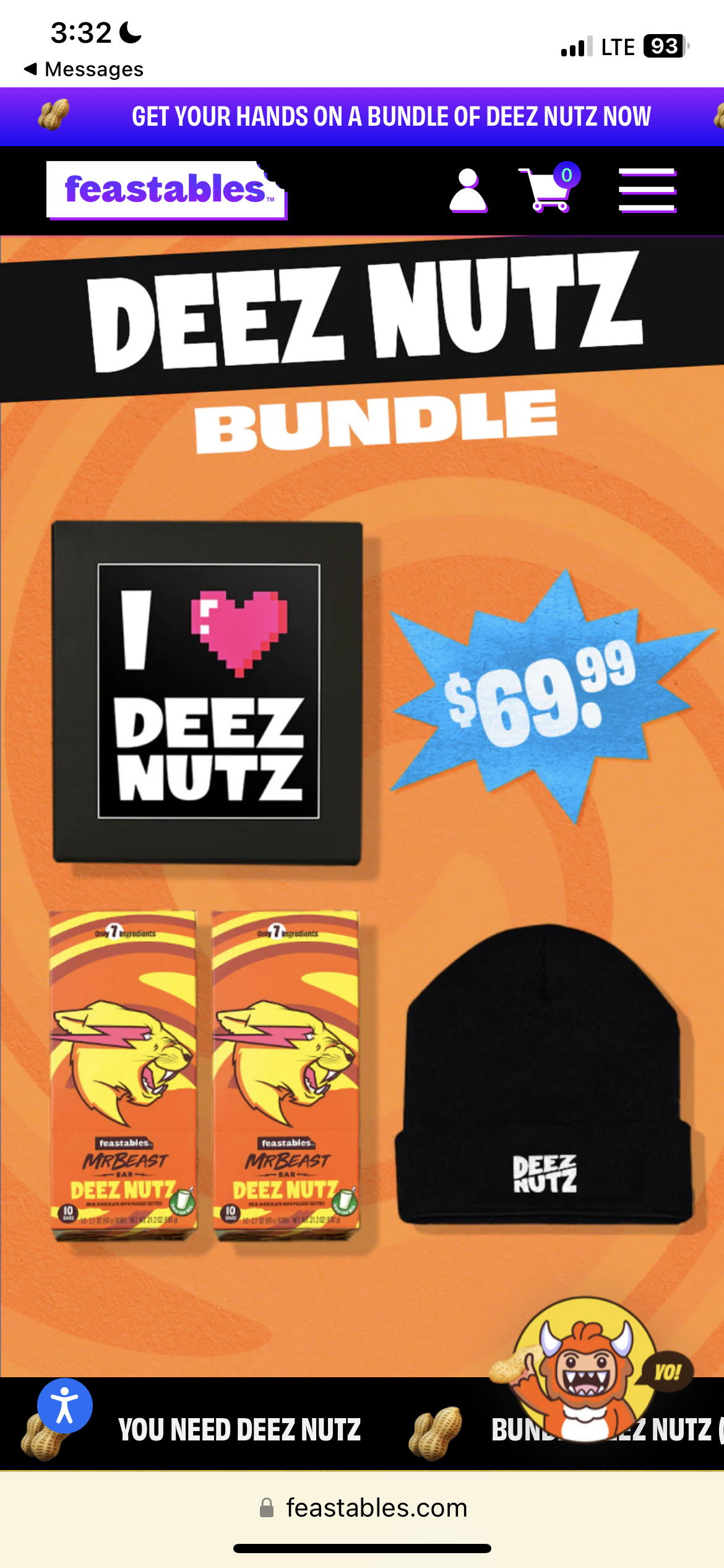 Deez nuts bundle Blank Meme Template