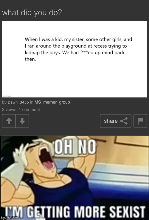 They were TRYING. Which implies they never managed. Women weak | made w/ Imgflip meme maker