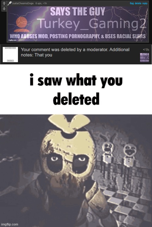 image tagged in i saw what you deleted | made w/ Imgflip meme maker