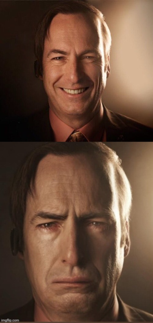 image tagged in saul bestman,saul sadman | made w/ Imgflip meme maker