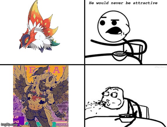 I didn’t expect this from Slither Wing | He would never be attractive | made w/ Imgflip meme maker