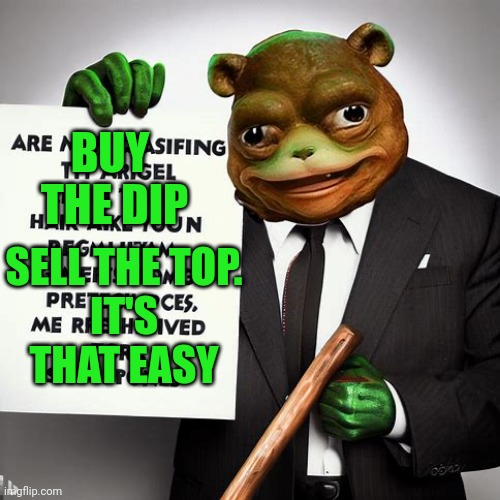 $Pepe financial advice degen | BUY
 THE DIP; SELL THE TOP.
IT'S THAT EASY | image tagged in wojak,pepe the frog,cryptocurrency,stonks,knowledge,knowledge is power | made w/ Imgflip meme maker