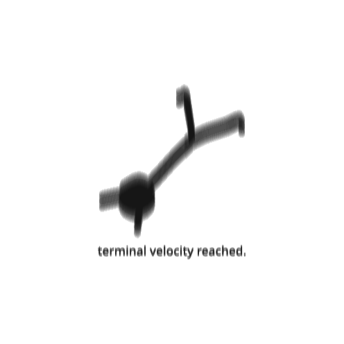 High Quality Terminal Velocity Reached Blank Meme Template