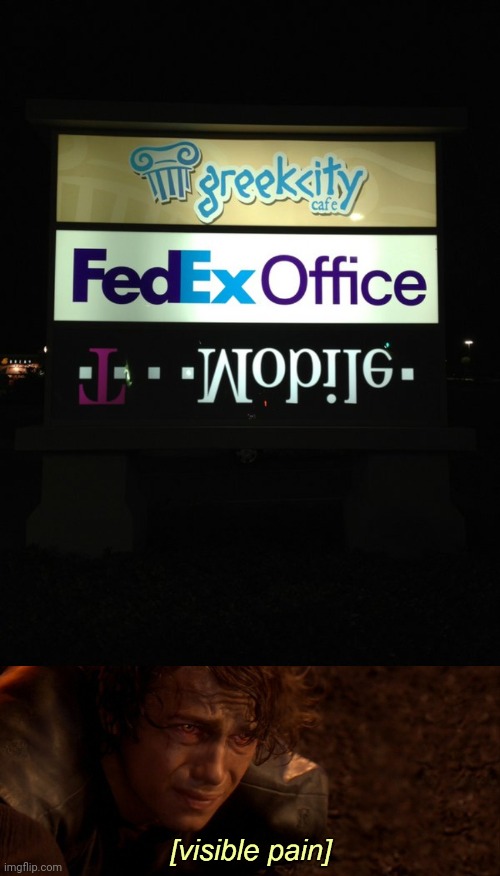 T-Mobile upside down sign | image tagged in visible pain,t-mobile,you had one job,memes,upside down,fails | made w/ Imgflip meme maker