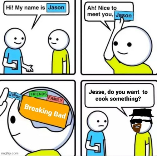 Jesse, do you want to cook something? | made w/ Imgflip meme maker