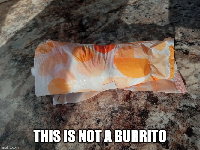 This is not a burrito | THIS IS NOT A BURRITO | image tagged in memes | made w/ Imgflip meme maker