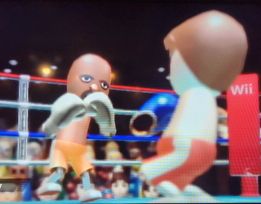 Joshua defeats Matt in Wii Boxing! Blank Meme Template