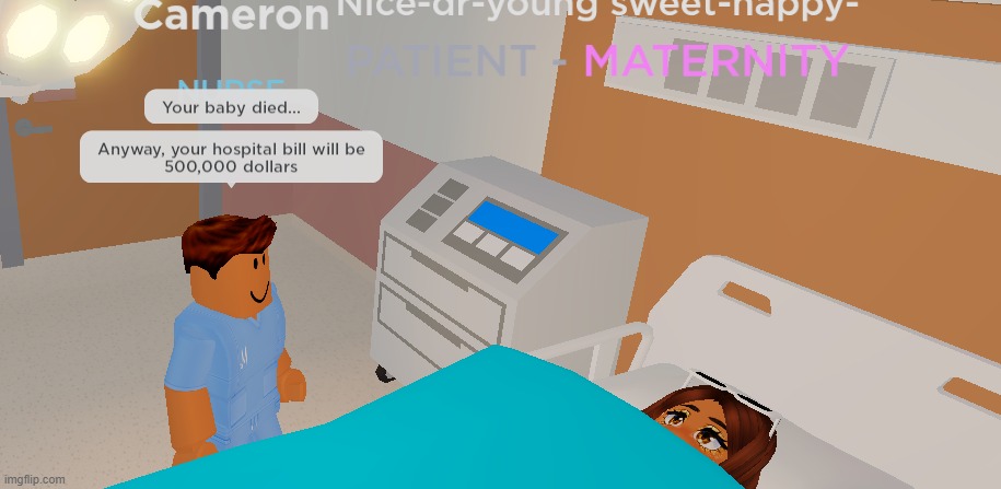 Roboks | image tagged in hospital,roblox | made w/ Imgflip meme maker