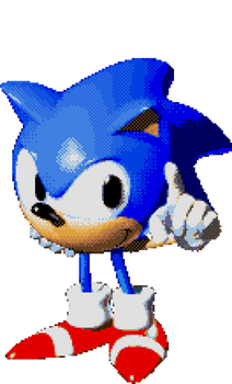 High Quality Cursed Sonic Blank Meme Template