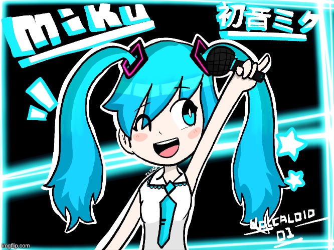 Miku! | image tagged in hatsune miku | made w/ Imgflip meme maker