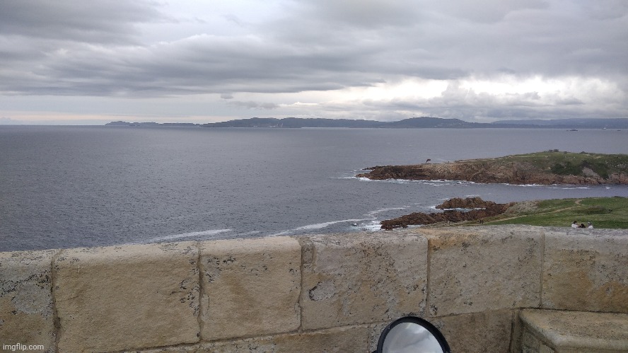 The see in A Coruña, in Spain's northern coast | made w/ Imgflip meme maker