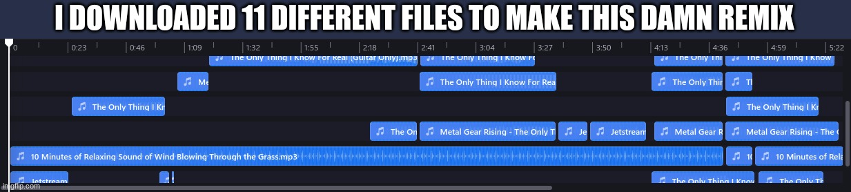 I DOWNLOADED 11 DIFFERENT FILES TO MAKE THIS DAMN REMIX | made w/ Imgflip meme maker