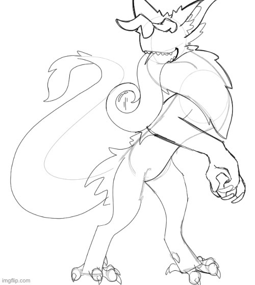 W.I.P of Raja the three legged cccat :D | image tagged in aa- | made w/ Imgflip meme maker