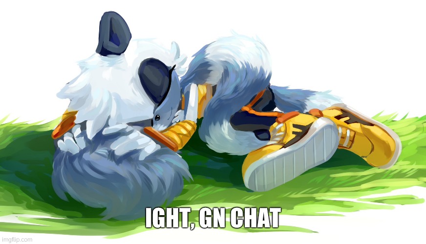 Tangle The Lemur | IGHT, GN CHAT | image tagged in tangle the lemur | made w/ Imgflip meme maker