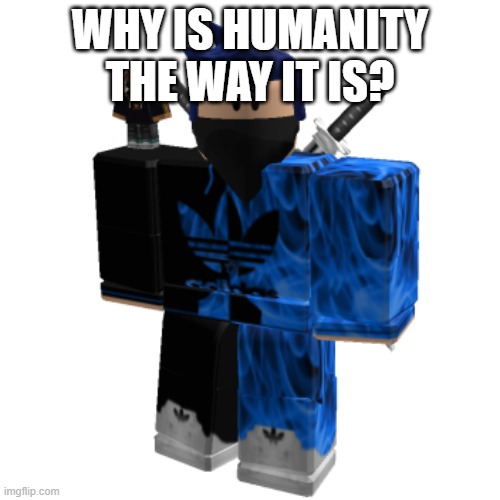 Zero Frost | WHY IS HUMANITY THE WAY IT IS? | image tagged in zero frost | made w/ Imgflip meme maker