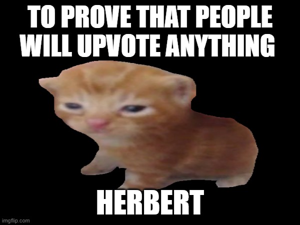 BRUH!!! | TO PROVE THAT PEOPLE WILL UPVOTE ANYTHING; HERBERT | image tagged in herbert | made w/ Imgflip meme maker