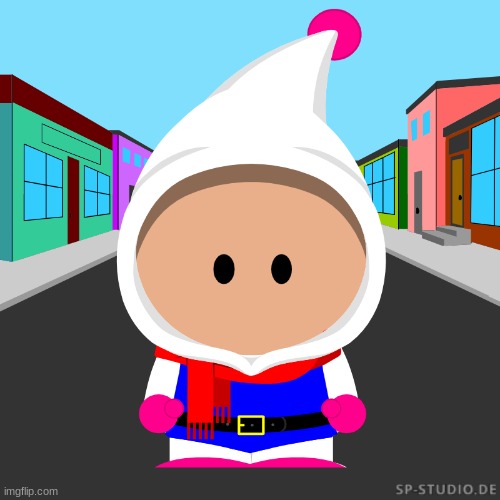 I added a scarf and changed the background cuz why not | made w/ Imgflip meme maker