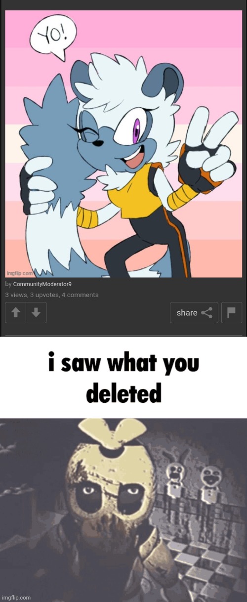 image tagged in i saw what you deleted | made w/ Imgflip meme maker