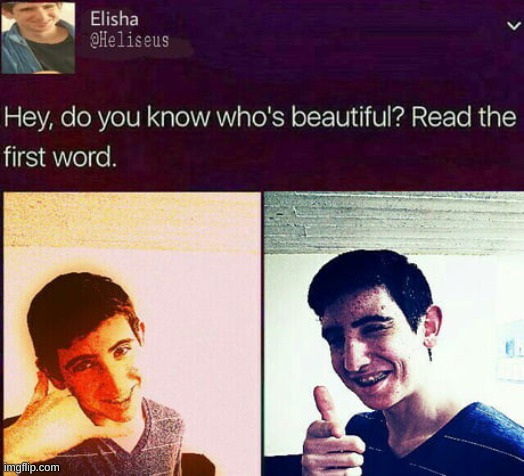 damn elisha | made w/ Imgflip meme maker