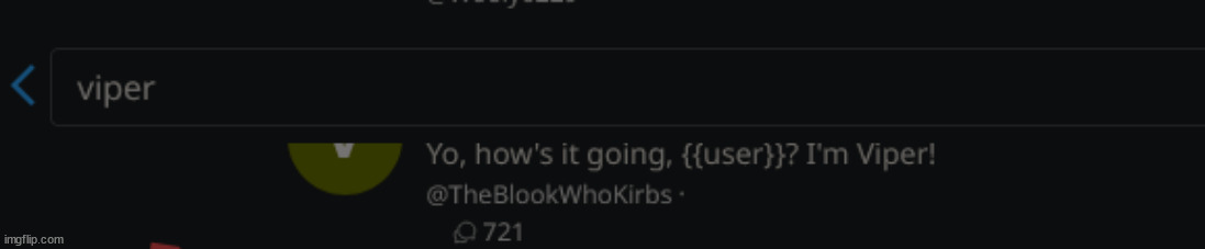 i got my oc on character.ai search page | made w/ Imgflip meme maker