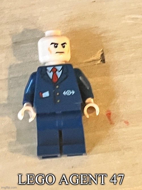 LEGO AGENT 47 | made w/ Imgflip meme maker
