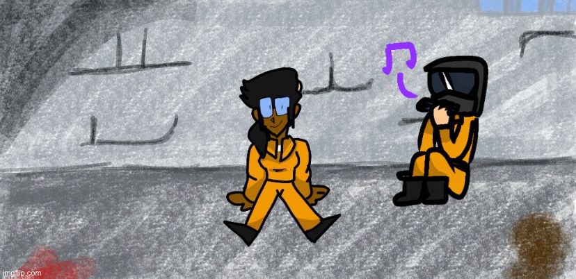 Add your OC in prison! | image tagged in prison,drawing | made w/ Imgflip meme maker