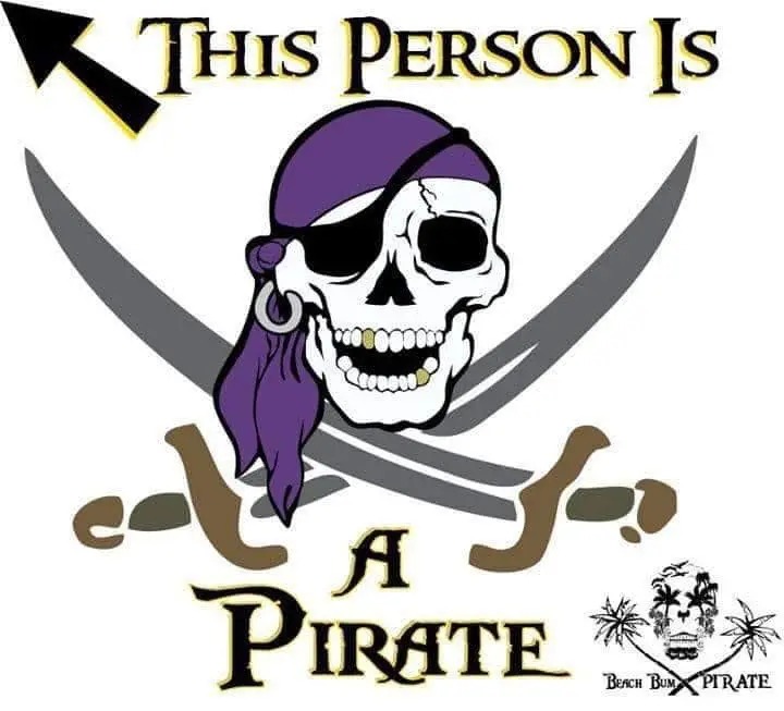 Jolly Roger be a Pirate Blank Meme Template
