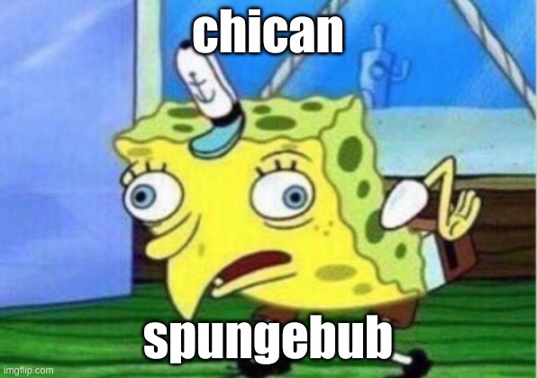 memes yay | chican; spungebub | image tagged in memes,mocking spongebob,nsfw | made w/ Imgflip meme maker