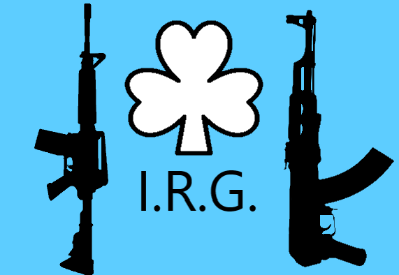 High Quality Flag of the Irish Revolutionary Guard (Outdated) Blank Meme Template