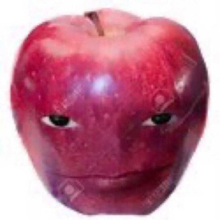 Goofy ass apple Blank Meme Template