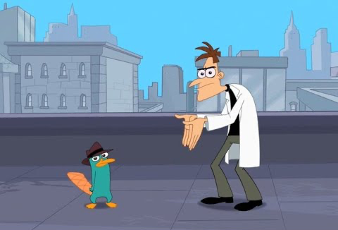 High Quality dr doofenshmirtz and perry the platypus Blank Meme Template