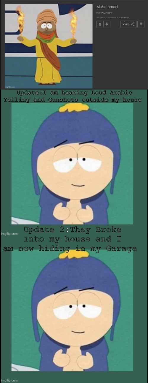 Shit | Update 2:They Broke into my house and I am now hiding in my Garage | image tagged in bro got that light skin stare | made w/ Imgflip meme maker